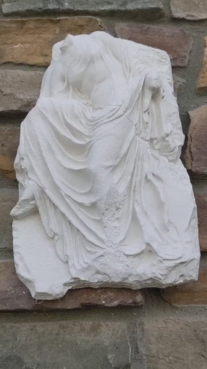 Roman Greek Nike from Acropolis Samothrace Wall High Relief Winged Victory Sculpture Statue 14.5" Tall www.Neo-Mfg.com home decor