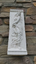 Load and play video in Gallery viewer, Roman Greek Carved nymph Fountain of Innocents Danaides of Argos Water Figure Sculptural Wall frieze plaque relief www.Neo-Mfg.com 22" #1
