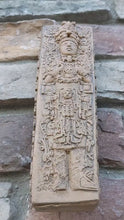 Load and play video in Gallery viewer, History Aztec Maya Stela P of Copan Artifact Carved Sun Stone Sculpture Statue 10" Tall www.Neo-Mfg.com
