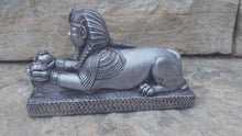Load and play video in Gallery viewer, Egyptian SPHINX of Amenhotep III Artifact Carved Sculpture Statue  7" ww.Neo-Mfg.com Home decor
