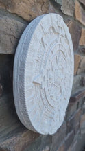 Load and play video in Gallery viewer, Aztec Mayan Calendar high detail Artifact Carved Sculpture Statue 14" www.Neo-Mfg.com
