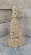 Load and play video in Gallery viewer, Aztec Mayan Idol Great Turtle &amp; Sun Stone 9.5" Statue Sculpture  www.Neo-Mfg.com maya
