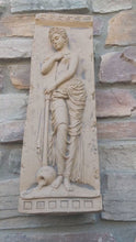 Load and play video in Gallery viewer, Roman Greek 3pc set Carved nymph Fountain Innocents Danaides Argos Figure Sculptural Wall frieze plaque Fragment relief www.Neo-Mfg.com 22"
