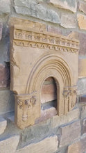 Load and play video in Gallery viewer, Roman Greek wall archway architectural fragment sculpture relief frieze www.NEO-MFG.com
