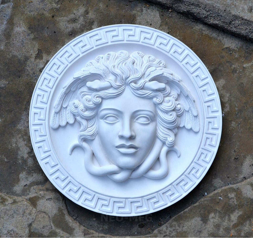 History Medusa Versace design Artifact Carved Sculpture Statue 8" www.Neo-Mfg.com