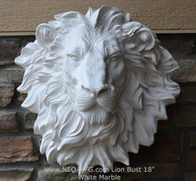 Load image into Gallery viewer, African lion wall Sculpture plaque 18&quot; www.Neo-Mfg.com Grand size
