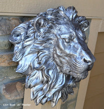 Load image into Gallery viewer, African lion wall Sculpture plaque 18&quot; www.Neo-Mfg.com Grand size
