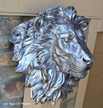 Load image into Gallery viewer, African lion wall Sculpture plaque 12&quot; www.Neo-Mfg.com art decor
