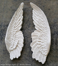Load image into Gallery viewer, Angel Wings Aged wall sculpture statue plaque www.Neo-Mfg.com 27&quot; Large
