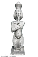 Load image into Gallery viewer, Egyptian King Amenhotep IV Statue Ancient Pharaoh Sculpture reproduction art 8&quot; www.Neo-Mfg.com home decor
