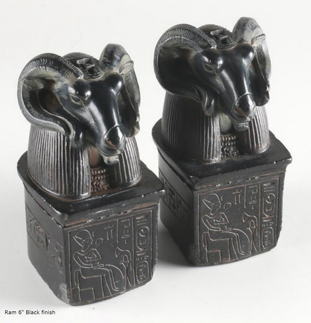 Egyptian Ram Khnum Sculpture statue museum reproduction art 6" www.Neo-Mfg.com home decor