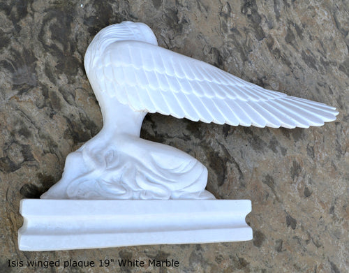 History Egyptian Isis Sculpture Wall plaque www.Neo-Mfg.com 19" cherubim on the ark of the covenant