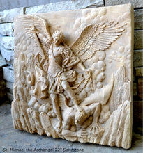 Load image into Gallery viewer, Historical religious Mythological St. Michael the Archangel wall angel Sculpture www.Neo-mfg.com
