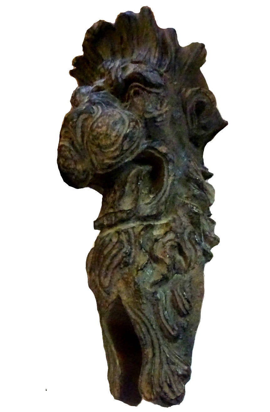 Animal LION Head bust sculpture wall Corbel 13" tall www.Neo-Mfg.com