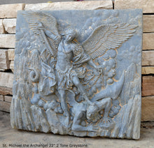 Load image into Gallery viewer, Historical religious Mythological St. Michael the Archangel wall angel Sculpture www.Neo-mfg.com
