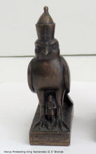 Load image into Gallery viewer, History Egyptian Horus Protecting King Nectanebo II www.Neo-Mfg.com 3&quot; Home decor Rare
