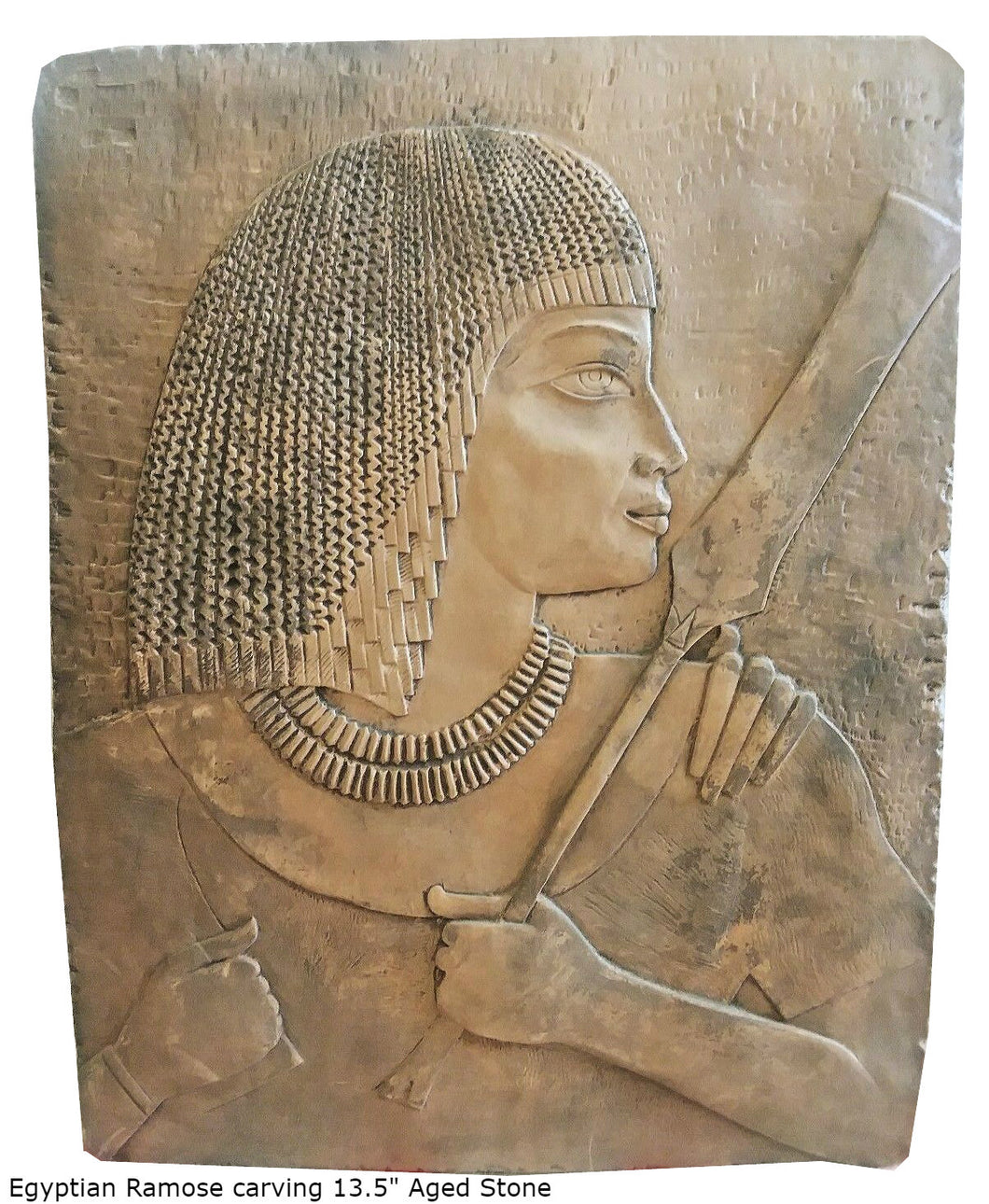 Egyptian Ramose Vizier Amenhotep Sculptural wall relief  plaque www.Neo-Mfg.com 13.5"