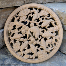 Load image into Gallery viewer, Animal Koi Pond Carved style Sculpture Statue Plaque 10&quot; www.Neo-Mfg.com c7
