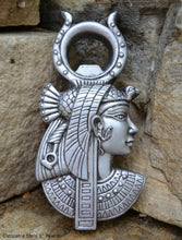Load image into Gallery viewer, History Egyptian queen Cleopatra Stela Sculptural wall relief plaque www.Neo-Mfg.com 6&quot;
