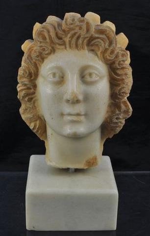 Roman Greek APOLLO APHRODISIAS bust sculpture www.Neo-Mfg.com 8" home decor