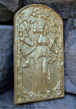 Load image into Gallery viewer, Hecate or Hekate triple goddess wall Sculpture www.Neo-Mfg.com 6&quot; alter moon
