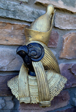Load image into Gallery viewer, History Egyptian Horus Falcon God Fragment carving Sculptural wall relief plaque www.Neo-Mfg.com 10&quot;
