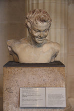Load image into Gallery viewer, Roman Greek Faun of Vienne Bust Pan Satyr Fauna bust  Sculpture wall plaque 10&quot; www.Neo-Mfg.com home decor Museum Reproduction
