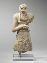 Load image into Gallery viewer, Mesopotamia Pray man Ginak at Edine Fragment art Sculpture 10&quot; www.Neo-Mfg.com Museum reproduction
