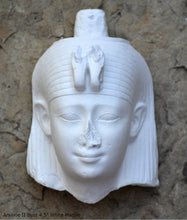 Load image into Gallery viewer, Egyptian Arsinoe II Ancient Bust Sculpture reproduction art 8&quot; www.Neo-Mfg.com home decor
