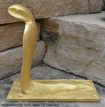 Load image into Gallery viewer, History Egyptian Netjer-Ankh Tut Tomb Artifact  Sculpture Statue 12&quot; www.Neo-Mfg.com Museum Replica cobra snake
