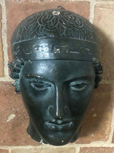 Load image into Gallery viewer, Roman Greek Charioteer of Delphi victorious Bust Sculptural Wall frieze plaque www.Neo-Mfg.com 10&quot; tall museum reproduction
