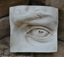 Load image into Gallery viewer, Roman Michelangelo large David Eye, Nose or mouth face Plaque Sculpture  www.Neo-Mfg.com museum reproduction Brucciani sold as EACH
