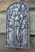 Load image into Gallery viewer, Hecate or Hekate triple goddess wall Sculpture www.Neo-Mfg.com 6&quot; alter moon
