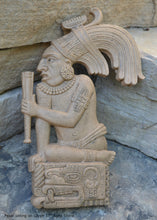 Load image into Gallery viewer, History Aztec Maya Pakal Sculpture Statue 17&quot; Tall Wall Neo-Mfg
