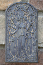 Load image into Gallery viewer, Hecate or Hekate triple goddess wall Sculpture www.Neo-Mfg.com 6&quot; alter moon
