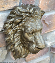 Load image into Gallery viewer, African lion wall Sculpture plaque 12&quot; www.Neo-Mfg.com art decor
