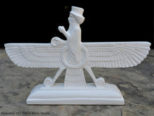Load image into Gallery viewer, Assyrian Faravahar ahura mazda Persian Persepolis art Sculpture relief 11&quot; www.Neo-Mfg.com
