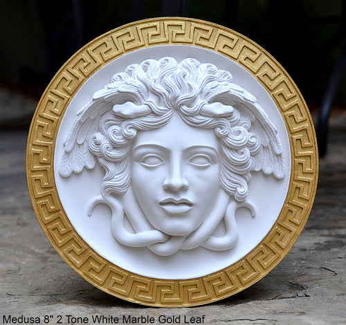 History Medusa Versace design Artifact Carved Sculpture Statue 8" www.Neo-Mfg.com