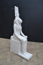 Load image into Gallery viewer, History Egyptian Goddess Sekhmet seated Neues Sculpture Statue 7.87&quot; www.Neo-Mfg.com Museum Replica
