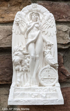 Load image into Gallery viewer, Babylonian Lilith Mesopotamia Sculptural wall relief carving plaque www.Neo-Mfg.com 10&quot;
