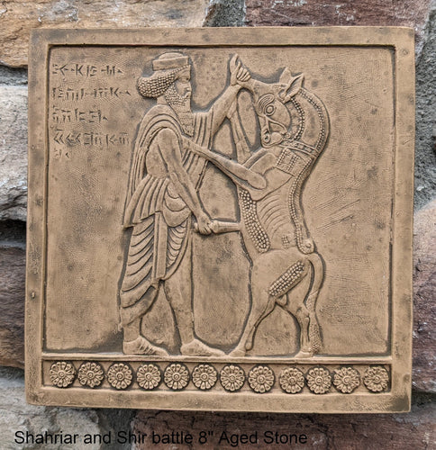 Assyrian Persian Shahriar Shir fighting lion Achaemenid Persepolis carvings reproduction art 8