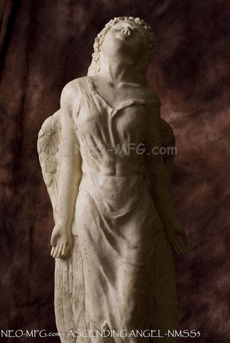 ANGEL Ascending Signature Stone Statue Sculpture 39" tall NEO-MFG