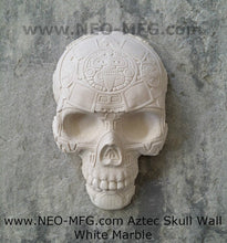 Load image into Gallery viewer, History Aztec Maya Artifact Carved Skull Wall Sculpture Statue 8&quot; Tall Neo-Mfg
