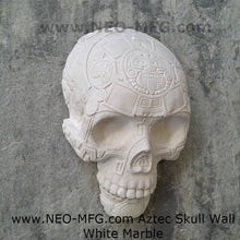 Load image into Gallery viewer, History Aztec Maya Artifact Carved Skull Wall Sculpture Statue 8&quot; Tall Neo-Mfg
