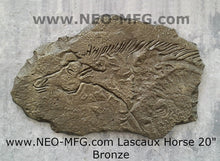 Load image into Gallery viewer, Horse of Lascaux Cave Carving Sculpture Wall Frieze LARGE 20&quot; wide made in USA Neo-Mfg
