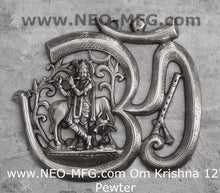 Load image into Gallery viewer, Religious OM AUM KRISHNA Gopal Sculpture Statue Plaque 12&quot; www.Neo-Mfg.mfg
