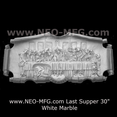Religious Last Supper Da Vinci Christ wall art plaque 30" www.Neo-Mfg.com