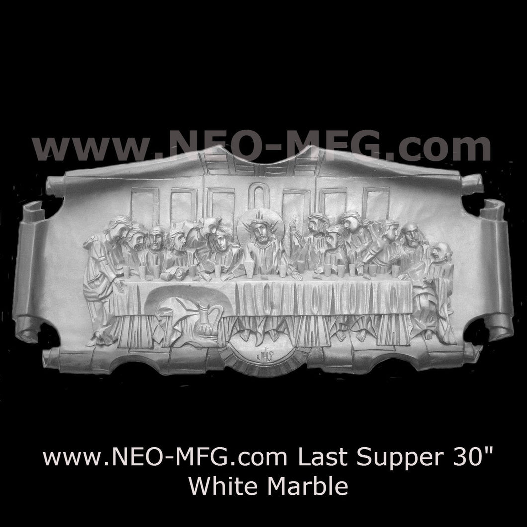 Religious Last Supper Da Vinci Christ wall art plaque 30" www.Neo-Mfg.com