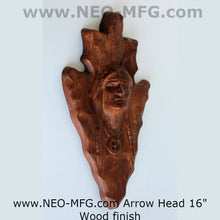 Load image into Gallery viewer, History Native American Arrow Artifact Warrior bust Sculpture Statue 16&quot; Tall www.Neo-Mfg.com
